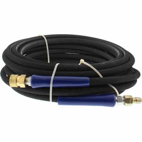 ProJet 50 Foot 4200PSI Black Pressure Washer Hose QC Installed