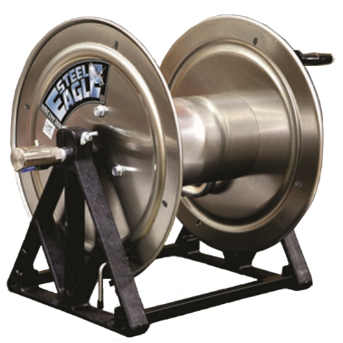 12 Inch Steel Eagle Plumbed Hose Reel